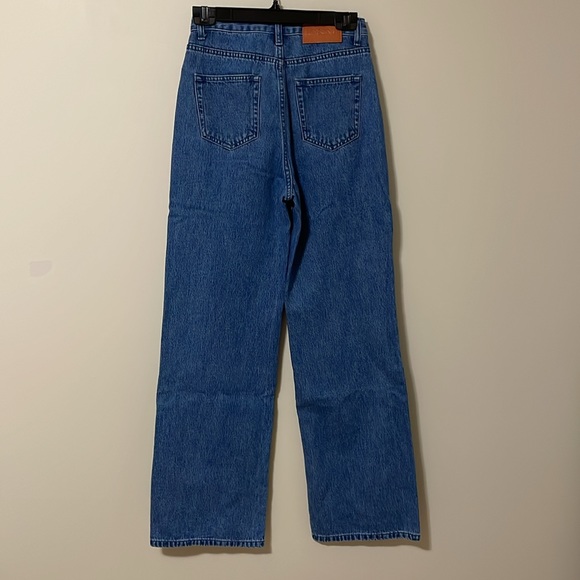 Princess Polly - Eugarie Wide Leg Jeans - Denim - Size 0 - Picture 3 of 5